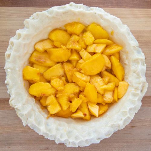 Peach Blueberry Custard Pie Recipe | Chef Dennis