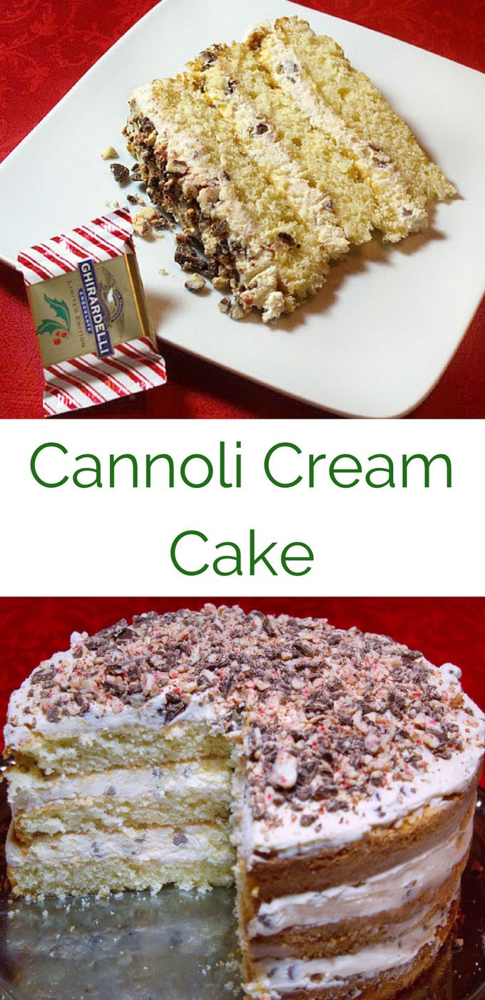 Cannoli Cream Cake Recipe for your Holiday Table - Chef Dennis