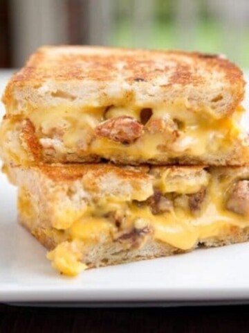 Sweet Sausage Grilled Cheese