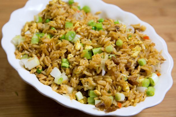 Pork Fried Rice and Chinese Barbecued Pork - Chef Dennis