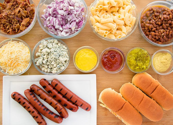 Hot Dog Bar - How to Make a Hot Dog Bar + 8 Fancy Hot Dogs