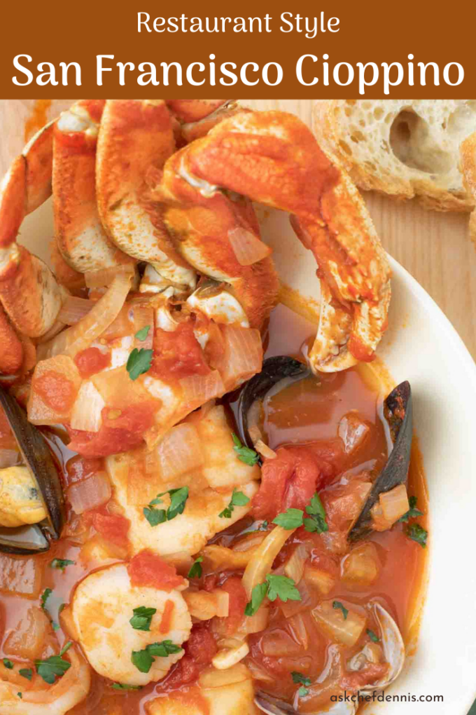 Authentic San Francisco Cioppino Recipe Chef Dennis