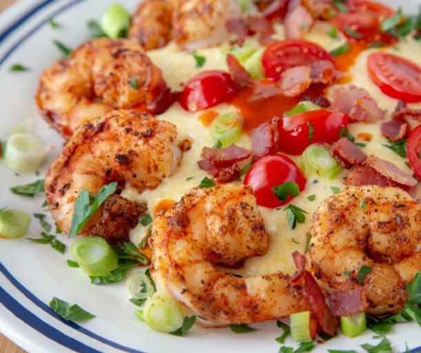 Southern Shrimp and Cheesy Grits | Chef Dennis