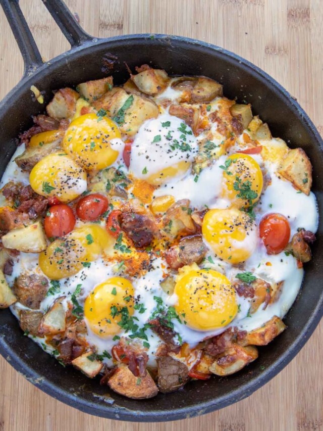 BREAKFAST LOVERS CHEESY SKILLET BREAKFAST STORY - Chef Dennis