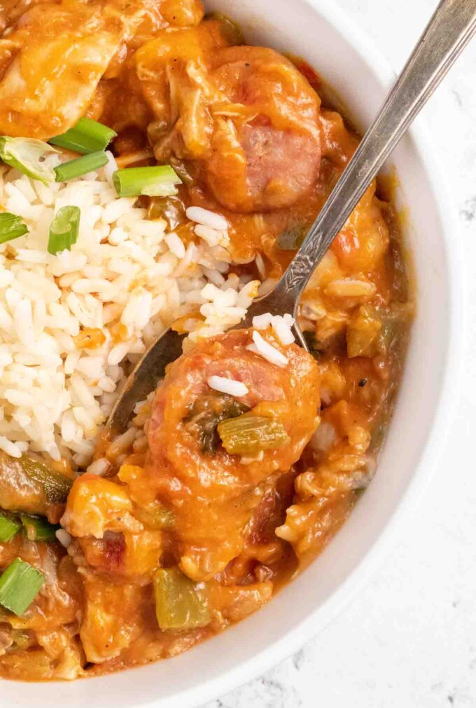 One Pan Skillet Chicken Gumbo Recipe - Chef Dennis