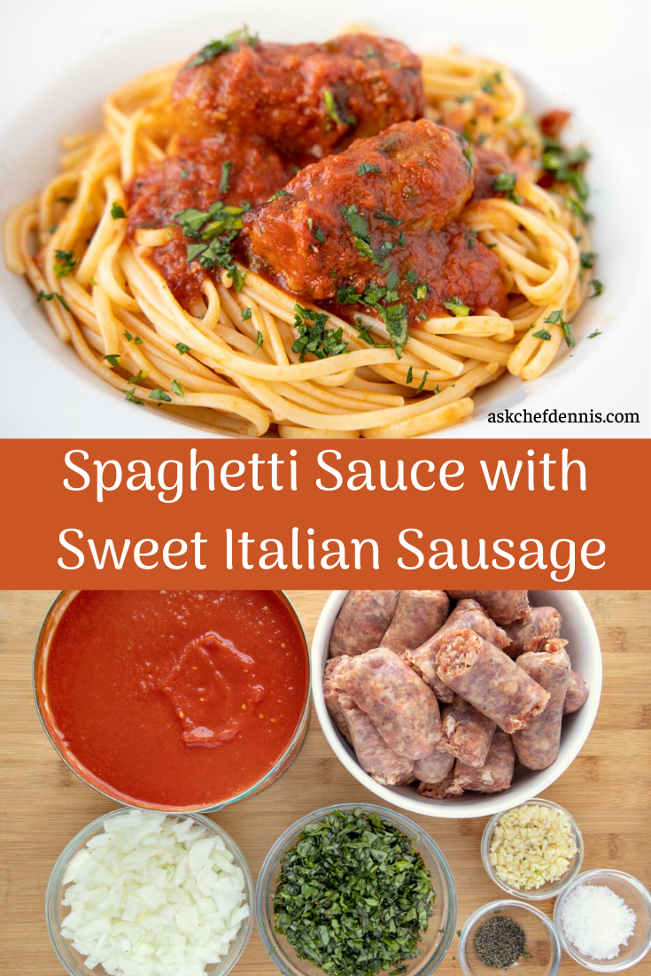 Authentic Italian Spaghetti Sauce with Sausage - Chef Dennis