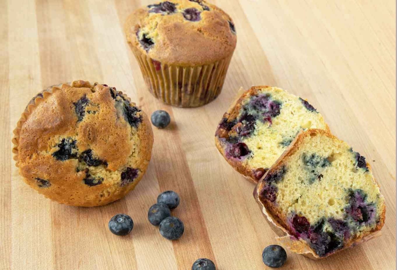 Coffee Shop Style Blueberry Muffins Chef Dennis   Cover Image Blueberry Muffins E1590509606633 