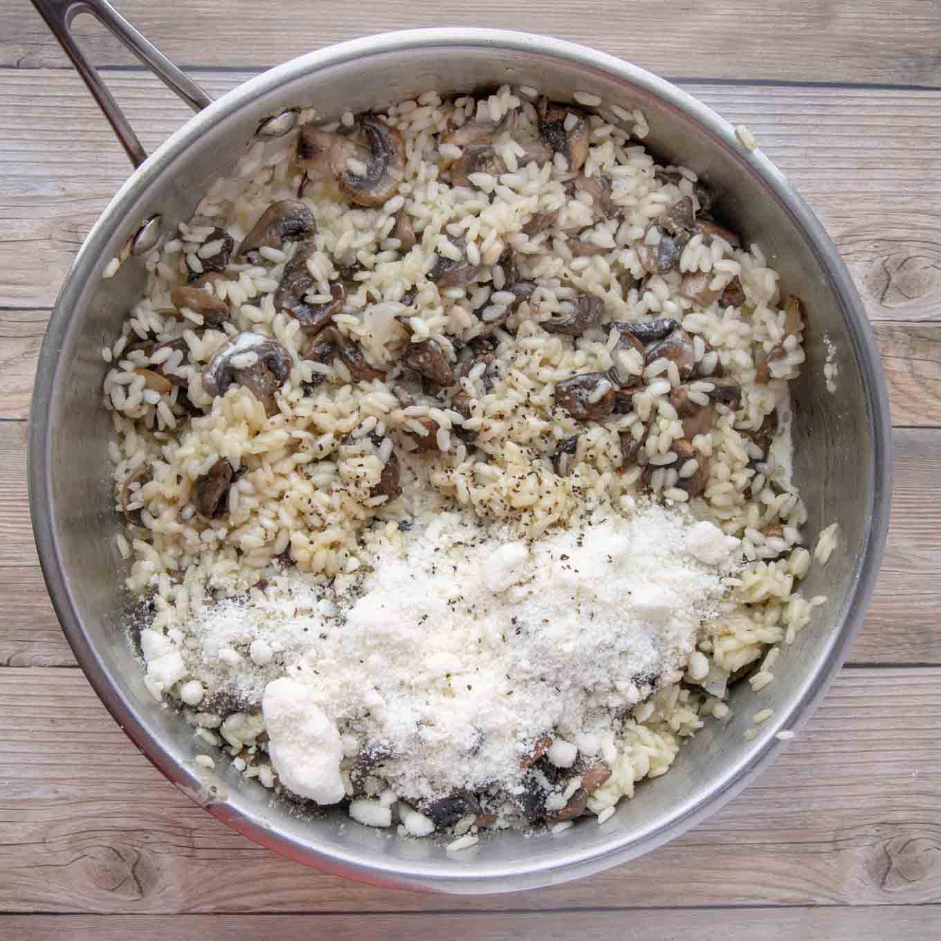 Restaurant-Style Creamy Mushroom Risotto - Chef Dennis