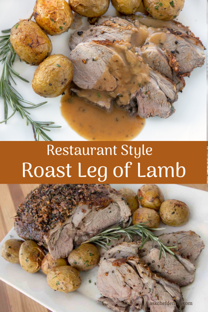 Oven Roasted Leg of Lamb and Potatoes | Chef Dennis