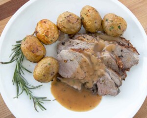 Oven Roasted Leg Of Lamb 