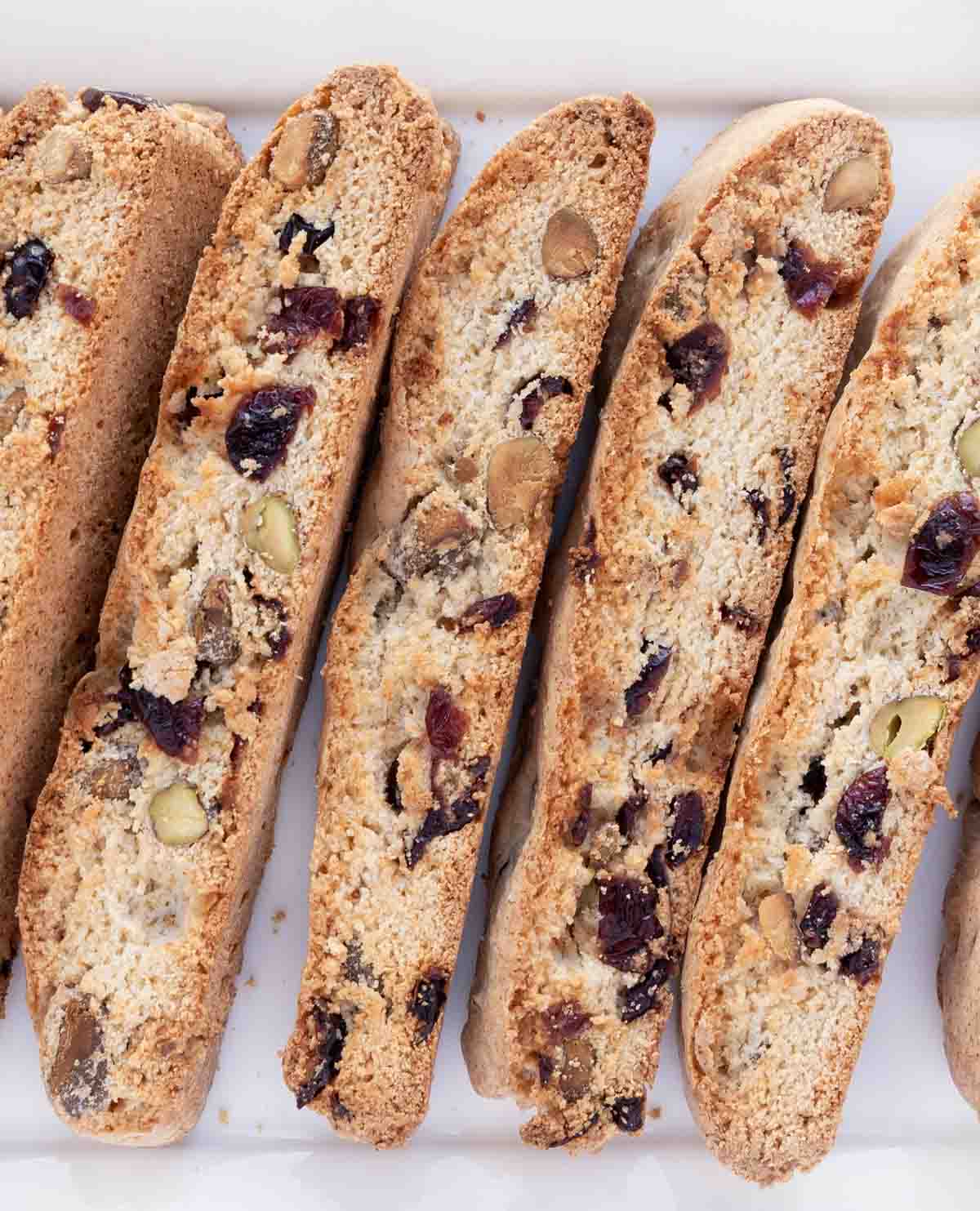 Cranberry Pistachio Biscotti