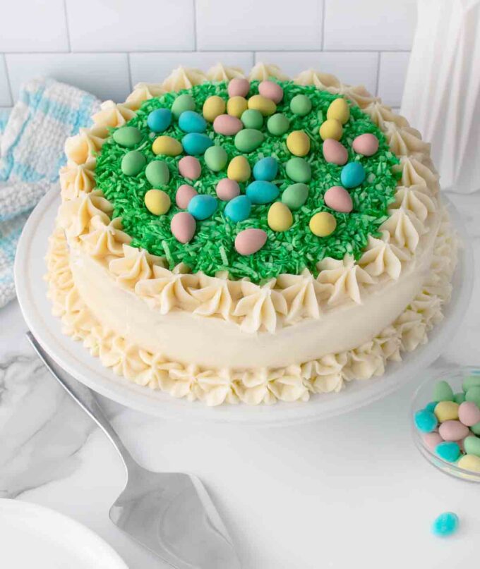 Easter Coconut Cake Recipe | Chef Dennis