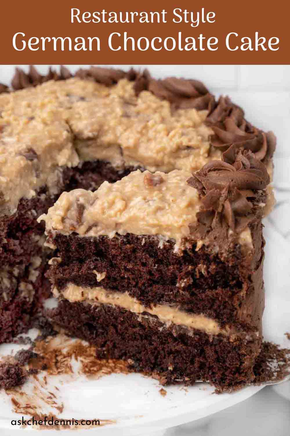 German Chocolate Cake - Chef Dennis