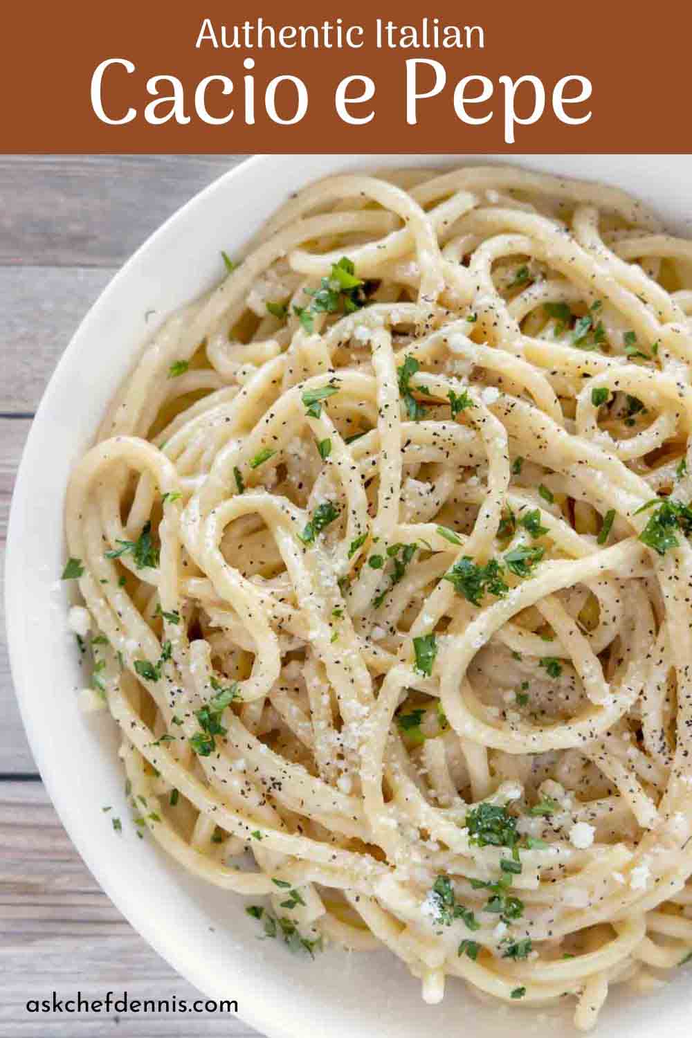 Easy Cacio e Pepe Recipe - Chef Dennis