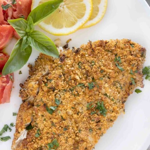 Panko Parmesan Baked Flounder | Chef Dennis