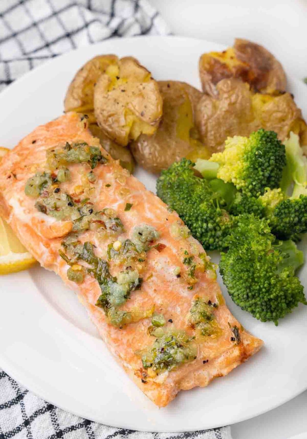 Baked Garlic Butter Salmon | Chef Dennis