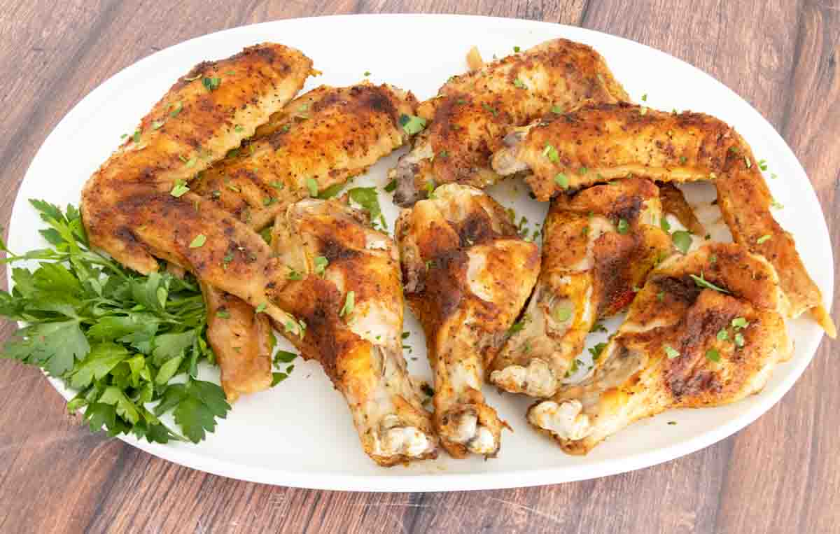 The Best Baked Turkey Wings Recipe