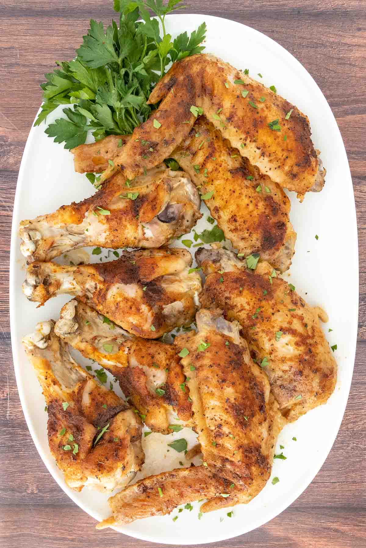 Baked Turkey Wings (CRISPY Skin And JUICY Meat!)