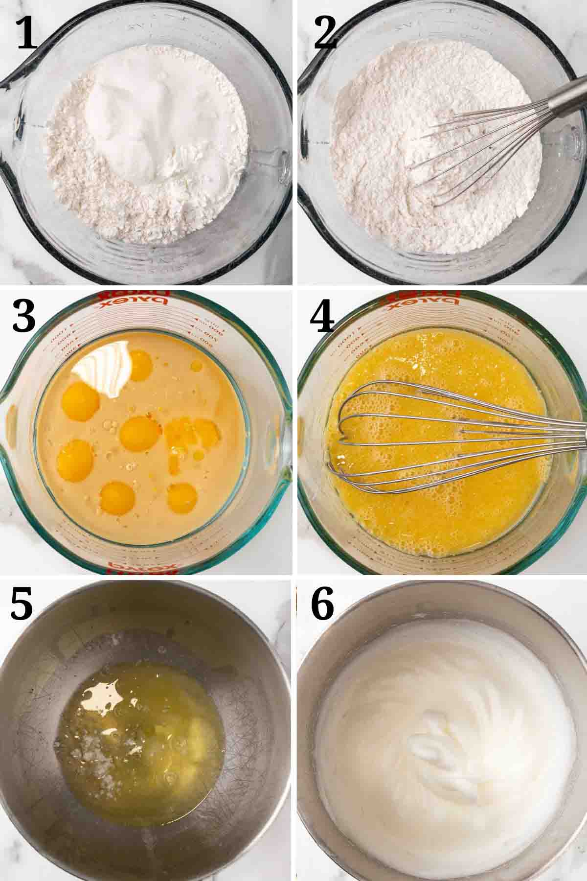 Collage showing how to begin the recipe.