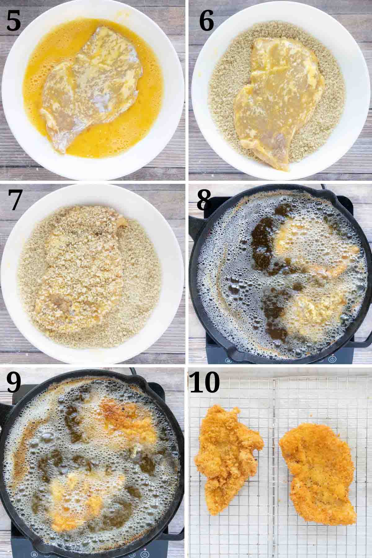 Collage showing how to finish the recipe.