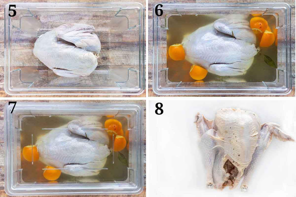 Collage showing how to finish the recipe.