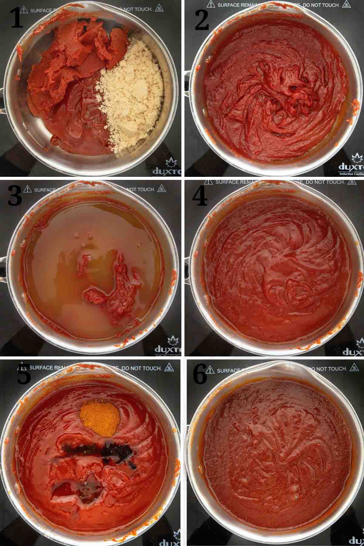 Collage showing how to make the recipe.