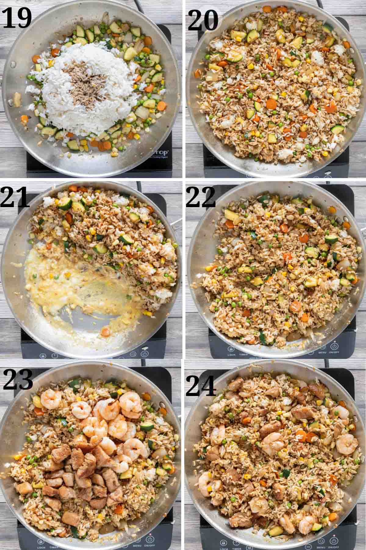 Collage showing how to finish the recipe.